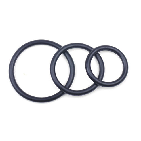Silicone Triple Cock Ring Set